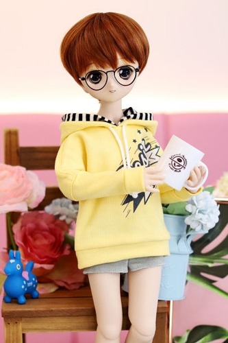 MSD &amp; MDD Design Special Hooded T - Yellow